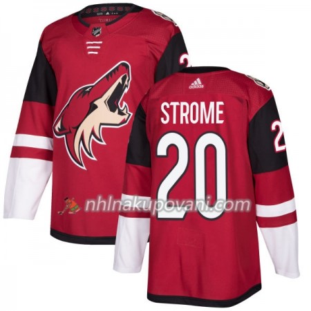 Arizona Coyotes Dresy Dylan Strome 20 Adidas 2017-2018 Maroon Authentic - Pánské